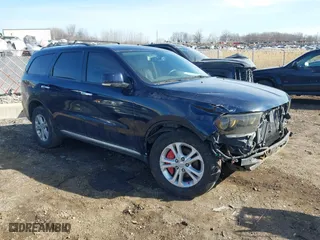 2013 Dodge Durango Crew with VIN 1C4RDJDG2DC554279, listed as a IAAI auction lot 41848675 with 193,194 mi miles. Bid and sale history available at carsss.com. Image 1.
