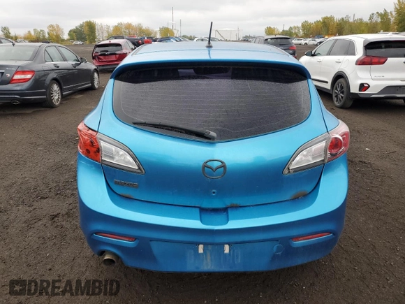 2011 Mazda 3 GX with VIN JM1BL1KF1B1458831, listed as a Copart auction lot 71309894 with 270,548 mi miles and Salvage Title. Bid and sale history available at carsss.com. Image 6.