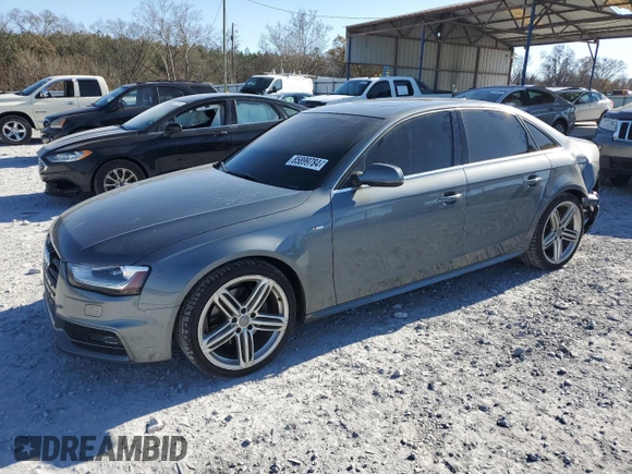 2013 Audi A4 Prestige with VIN WAUKFAFL1DA162330, listed as a Copart auction lot 85899784 with 137,705 mi miles and Salvage Title. Bid and sale history available at carsss.com. Image 1.