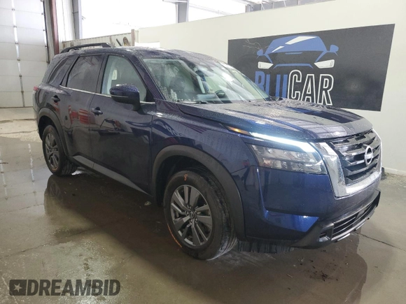 2024 Nissan Pathfinder SV with VIN 5N1DR3BA2RC283684, listed as a Copart auction lot 54403005 with 25,647 mi miles and Clean title. Bid and sale history available at DreamBid. Image 4.