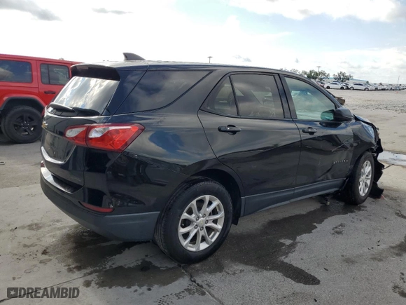 2019 Chevrolet Equinox LS with VIN 3GNAXHEV8KL183423, listed as a Copart auction lot 53156945 with 56,685 mi miles and Non Repairable. Bid and sale history available at carsss.com. Image 3.