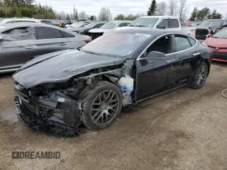 2017 Tesla Model S 100D z VIN 5YJSA1E21HF218273, wystawiony jako Copart lot #55598075 z przebiegiem Nie podano mil oraz Szkoda całkowita • Salvage title. Historia ofert i sprzedaży dostępna na DreamBid. Obrazek 1.