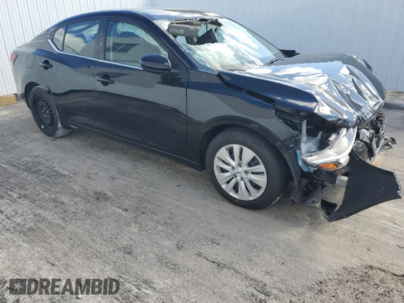 2022 Nissan Sentra S with VIN 3N1AB8BV8NY277369, listed as a Copart auction lot 80968483 with 1,332 mi miles and Clean Title. Bid and sale history available at carsss.com. Image 4.