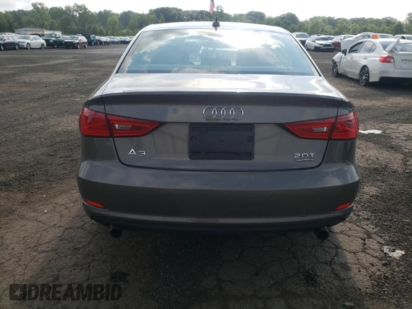 2015 Audi A3 Premium Plus with VIN WAUEFGFFXF1116380, listed as a Copart auction lot 63650445 with 117,910 mi miles and Salvage title. Bid and sale history available at DreamBid. Image 6.