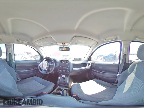 2017 Jeep Compass Sport with VIN 1C4NJCBA6HD124515, listed as a Copart auction lot 60376945 with 150,399 mi miles and Salvage title. Bid and sale history available at DreamBid. Image 15.