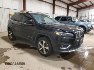 2019 Jeep Cherokee Limited with VIN 1C4PJMDX2KD451081, listed as a Copart auction lot 50602505 with 117,304 mi miles and Salvage Title. Bid and sale history available at carsss.com. Image 4.