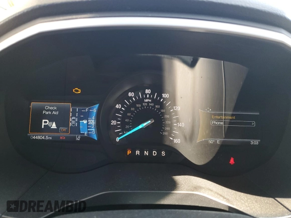 2019 Ford Edge SEL with VIN 2FMPK4J95KBC66981, listed as a Copart auction lot 50021845 with 44,804 mi miles and Salvage Title. Bid and sale history available at carsss.com. Image 9.