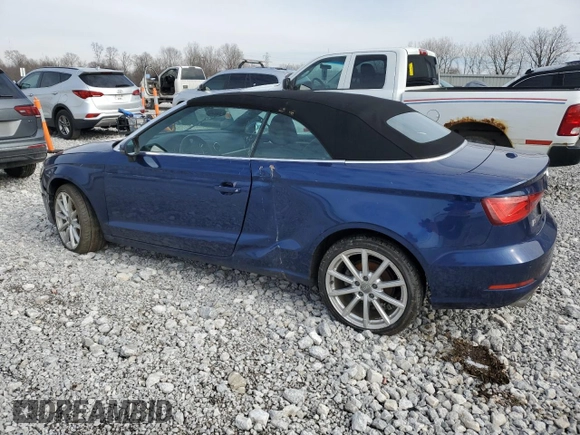 2015 Audi A3 1.8T Premium with VIN WAU6CLFF5F1128880, listed as a Copart auction lot 43601195 with 40,964 mi miles and Salvage Title. Bid and sale history available at carsss.com. Image 2.