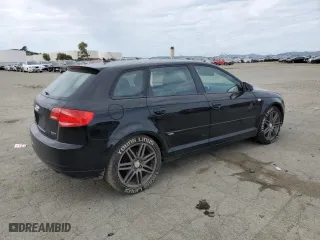 2008 Audi A3 with VIN WAUHF78P18A130657, listed as a Copart auction lot 45312365 with 117,692 mi miles and Salvage Title. Bid and sale history available at carsss.com. Image 3.