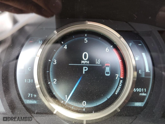 2019 Lexus IS with VIN JTHBA1D20K5085806, listed as a Copart auction lot 51327255 with 69,011 mi miles and Salvage Title. Bid and sale history available at carsss.com. Image 9.