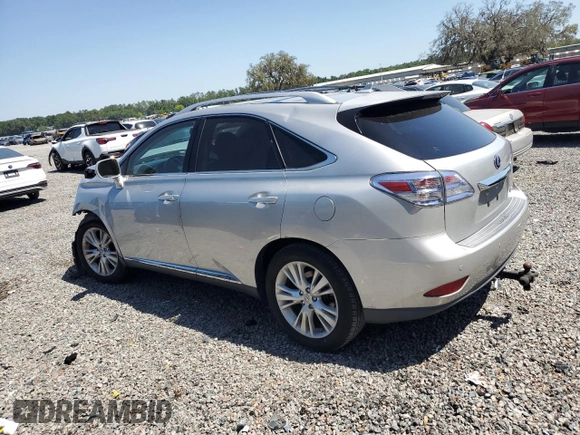2012 Lexus RX 450h with VIN JTJBC1BA5C2427255, listed as a Copart auction lot 53188655 with Not provided miles and Non repairable. Bid and sale history available at DreamBid. Image 2.