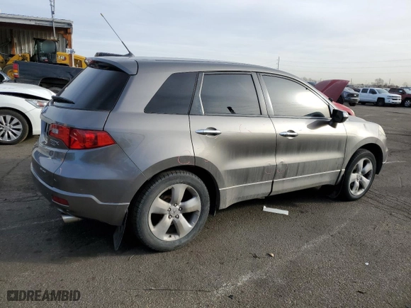 2008 Acura RDX Tech Pkg with VIN 5J8TB18558A011337, listed as a Copart auction lot 48501665 with 129,843 mi miles and Salvage Title. Bid and sale history available at carsss.com. Image 3.