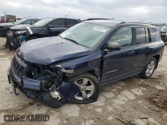 2016 Jeep Compass Sport with VIN 1C4NJDBB5GD763689, listed as a Copart auction lot 40944413 with 74,075 mi miles. Bid and sale history available at carsss.com. Image 1.