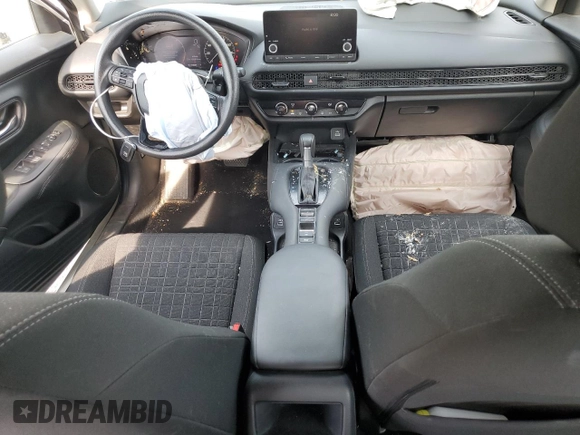 2023 Honda HR-V LX with VIN 3CZRZ2H31PM749026, listed as a Copart auction lot 59519705 with 22,810 mi miles and Salvage title. Bid and sale history available at DreamBid. Image 8.
