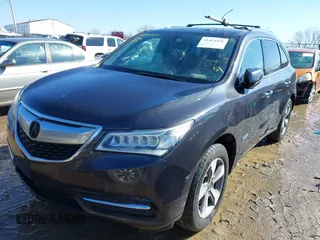 2014 Acura MDX with VIN 5FRYD4H20EB010314, listed as a IAAI auction lot 41454491 with 129,368 mi miles. Bid and sale history available at carsss.com. Image 2.