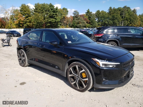 2023 Polestar 2 Performance with VIN YSMET3KA0PL113030, listed as a Copart auction lot 75010954 with 12,866 mi miles and Salvage Title. Bid and sale history available at carsss.com. Image 4.