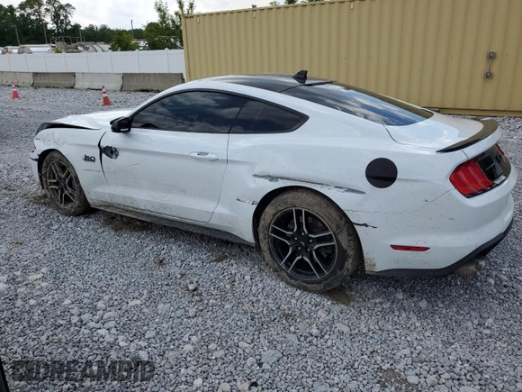 2022 Ford Mustang GT with VIN 1FA6P8CF3N5141701, listed as a Copart auction lot 58627475 with 45,348 mi miles and Salvage title. Bid and sale history available at DreamBid. Image 2.