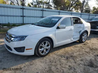 2012 Ford Fusion SE with VIN 3FAHP0HA6CR307081, listed as a Copart auction lot 52190015 with 133,860 mi miles and Salvage Title. Bid and sale history available at carsss.com. Image 1.