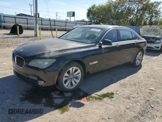2012 BMW 7 Series 740Li with VIN WBAKB4C53CC577025, listed as a Copart auction lot 50355884 with 138,563 mi miles and Salvage Title. Bid and sale history available at carsss.com. Image 1.
