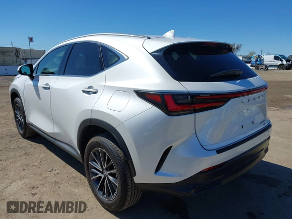 2024 Lexus NX with VIN 2T2GGCEZ6RC054338, listed as a IAAI auction lot 41751633 with 4,299 mi miles. Bid and sale history available at carsss.com. Image 3.