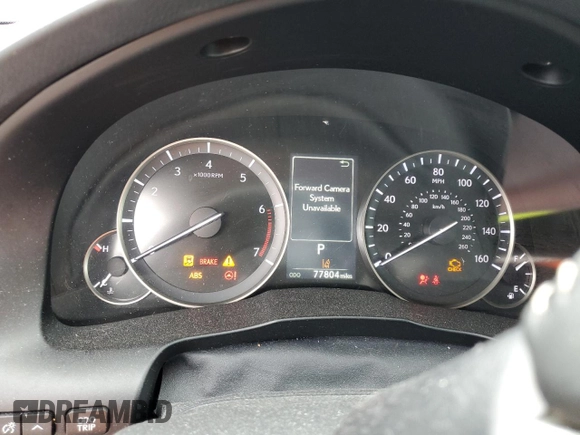 2017 Lexus ES 350 with VIN 58ABK1GG3HU069687, listed as a Copart auction lot 60695235 with 77,804 mi miles and Salvage title. Bid and sale history available at DreamBid. Image 9.