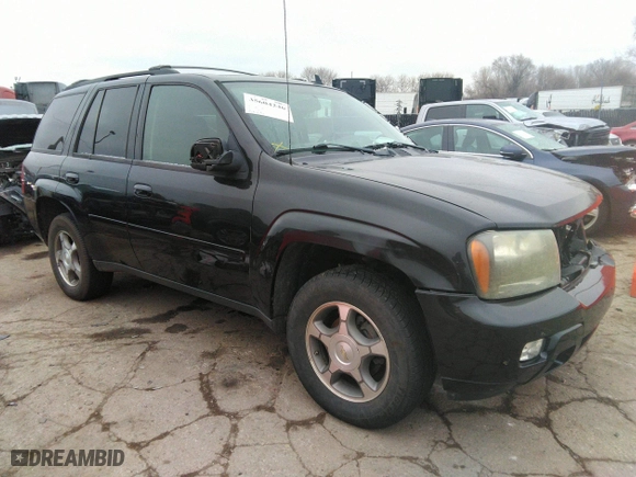 2008 Chevrolet TrailBlazer LT w/1LT with VIN 1GNDS13S282165845, listed as a IAAI auction lot 35604246 with 155,234 mi miles. Bid and sale history available at carsss.com. Image 1.