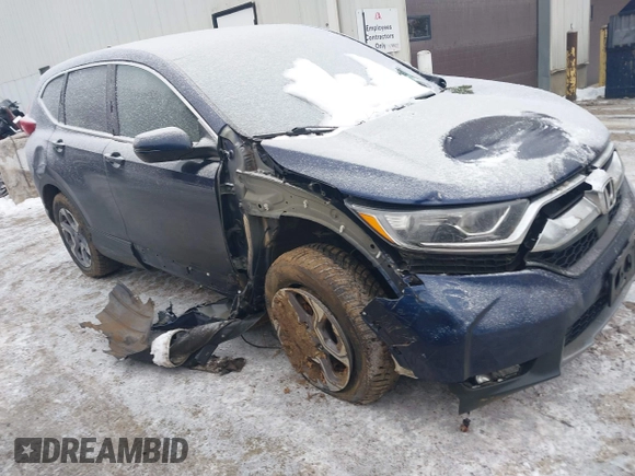 2019 Honda CR-V EX-L with VIN 7FARW2H81KE051270, listed as a IAAI auction lot 41318609 with 80,792 mi miles and . Bid and sale history available at carsss.com. Image 1.