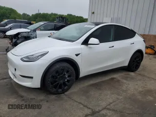 2022 Tesla Model Y Long Range z VIN 7SAYGDEE5NA016276, wystawiony jako Copart lot #55942355 z przebiegiem 14 085 mil mil oraz Szkody całkowita. Historia ofert i sprzedaży dostępna na DreamBid. Obrazek 1.