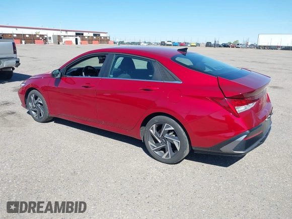 2025 Hyundai Elantra SEL Convenience with VIN KMHLS4DG0SU861661, listed as a IAAI auction lot 42178392 with 20,518 mi miles and . Bid and sale history available at DreamBid. Image 3.