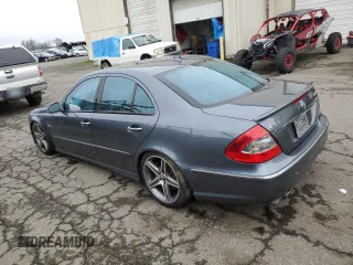 2007 Mercedes-Benz E 63 AMG with VIN WDBUF77X27B012109, listed as a Copart auction lot 86757394 with 60,309 mi miles and Salvage Title. Bid and sale history available at carsss.com. Image 2.