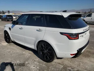 2021 Land Rover Range Rover Sport HST with VIN SALWS2RU9MA749619, listed as a Copart auction lot 88361695 with 56,877 mi miles and Non Repairable. Bid and sale history available at carsss.com. Image 2.