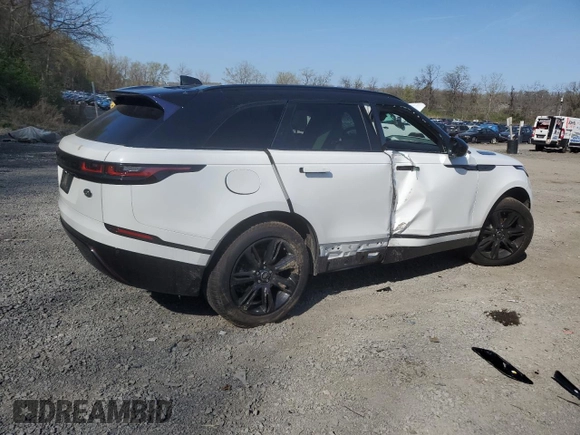 2022 Land Rover Range Rover Velar R-Dynamic S with VIN SALYT2EX2NA342703, listed as a Copart auction lot 54263095 with Not provided miles and Salvage title. Bid and sale history available at DreamBid. Image 3.
