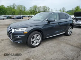 2018 Audi Q5 Premium Plus z VIN WA1BNAFY3J2240110, wystawiony jako Copart lot #56245215 z przebiegiem 58 356 mil mil oraz Szkoda całkowita • Salvage title. Historia ofert i sprzedaży dostępna na DreamBid. Obrazek 1.