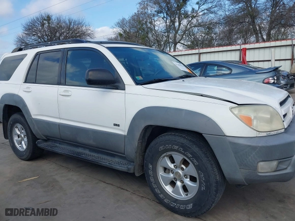 2003 Toyota 4Runner SR5 with VIN JTEZU14R730004590, listed as a IAAI auction lot 41482626 with 274,698 mi miles. Bid and sale history available at carsss.com. Image 13.