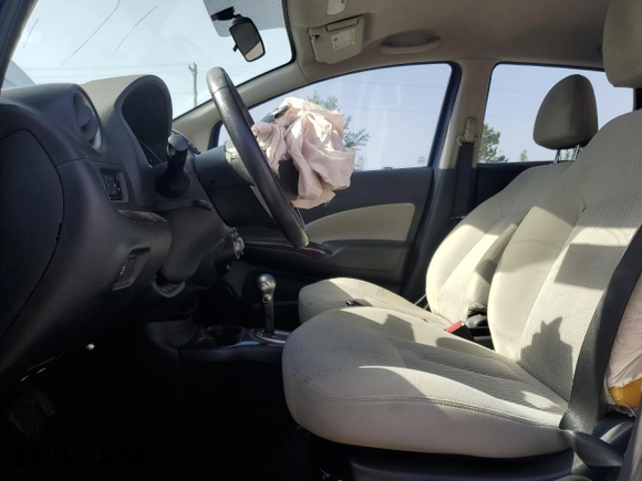 2014 Nissan Note SV with VIN 3N1CE2CP4EL354006, listed as a Copart auction lot 57035015 with Not provided miles and Salvage title. Bid and sale history available at DreamBid. Image 7.