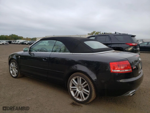 2007 Audi S4 with VIN WUARL48H87K901344, listed as a Copart auction lot 74111714 with 122,087 mi miles and Clean Title. Bid and sale history available at carsss.com. Image 2.