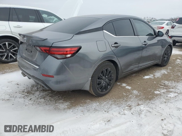 2021 Nissan Sentra S with VIN 3N1AB8BV5MY268336, listed as a Copart auction lot 41856315 with 56,640 mi miles and Salvage Title. Bid and sale history available at DreamBid. Image 3.