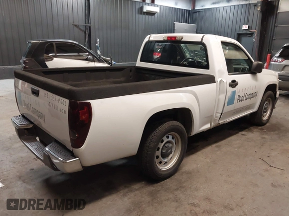 2012 Chevrolet Colorado Work Truck with VIN 1GCCSBF95C8143055, listed as a IAAI auction lot 40405619 with 45,772 mi miles. Bid and sale history available at carsss.com. Image 4.