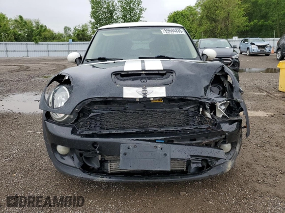 2012 MINI Hardtop S with VIN WMWSV3C57CTY25391, listed as a Copart auction lot 59684835 with 217,246 mi miles and Salvage title. Bid and sale history available at DreamBid. Image 5.