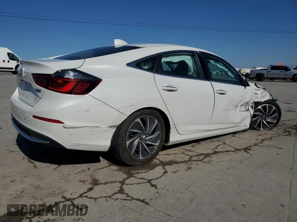 2020 Honda Insight Touring with VIN 19XZE4F77LE400170, listed as a Copart auction lot 49988645 with 83,914 mi miles and Non Repairable. Bid and sale history available at carsss.com. Image 3.
