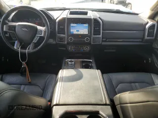 2019 Ford Expedition Platinum with VIN 1FMJU1LT9KEA34962, listed as a Copart auction lot 81059904 with 136,142 mi miles and Salvage Title. Bid and sale history available at carsss.com. Image 8.