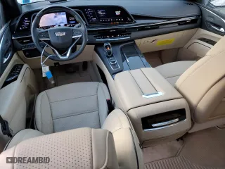 2024 Cadillac Escalade 4WD Premium Luxury with VIN 1GYS4BKL1RR360705, listed as a Copart auction lot 85241514 with 2,615 mi miles and Salvage Title. Bid and sale history available at carsss.com. Image 8.