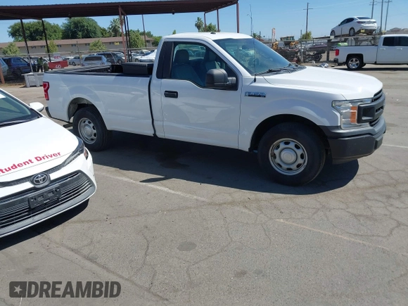 2018 Ford F-150 XL with VIN 1FTMF1CB1JKC01852, listed as a IAAI auction lot 42449112 with 99,105 mi miles and . Bid and sale history available at DreamBid. Image 13.