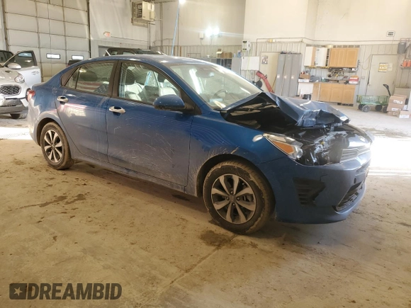 2021 Kia Rio S with VIN 3KPA24AD2ME376655, listed as a Copart auction lot 43050525 with 52,162 mi miles and Salvage Title. Bid and sale history available at carsss.com. Image 4.