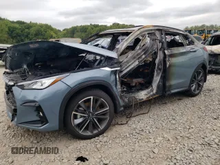 2024 Infiniti QX55 Luxe with VIN 3PCAJ5JR5RF110326, listed as a Copart auction lot 45185605 with Not Provided miles and Salvage Title. Bid and sale history available at DreamBid. Image 1.