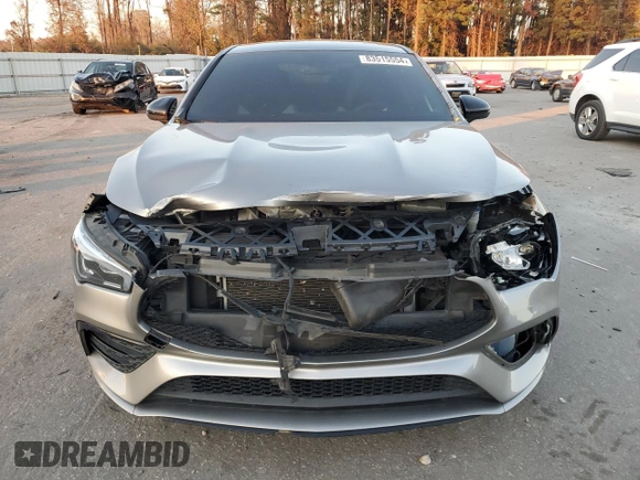 2021 Mercedes-Benz CLA with VIN W1K5J5BBXMN186708, listed as a Copart auction lot 83515554 with 54,574 mi miles and Salvage Title. Bid and sale history available at carsss.com. Image 5.