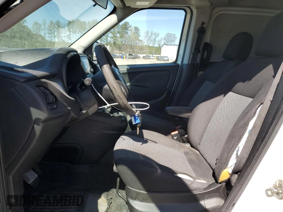 2015 Ram ProMaster City Cargo Tradesman with VIN ZFBERFAT6F6A27495, listed as a Copart auction lot 49292735 with 113,953 mi miles and Salvage Title. Bid and sale history available at DreamBid. Image 7.