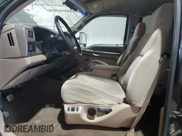 2002 Ford F-250 XL with VIN 1FTNW21L72EC87674, listed as a Copart auction lot 60322595 with Not provided miles and Salvage title. Bid and sale history available at DreamBid. Image 7.
