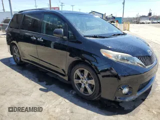 2017 Toyota Sienna SE with VIN 5TDXZ3DC5HS841623, listed as a Copart auction lot 64076295 with 181,575 mi miles and Salvage title. Bid and sale history available at DreamBid. Image 4.
