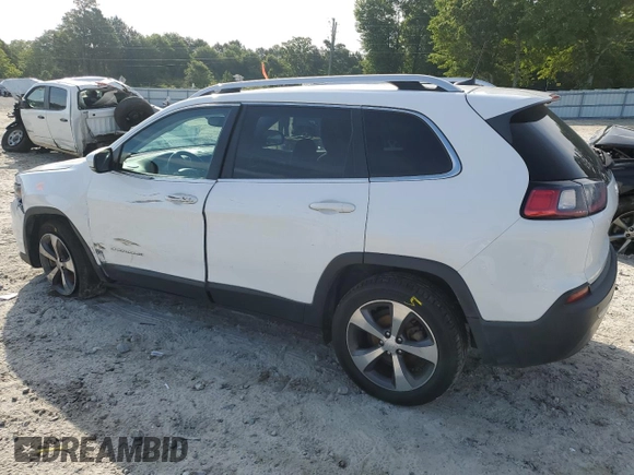 2020 Jeep Cherokee Limited with VIN 1C4PJLDB1LD564925, listed as a Copart auction lot 56084435 with 119,735 mi miles and Salvage title. Bid and sale history available at DreamBid. Image 2.